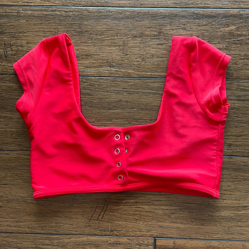 Khassani red bikini top